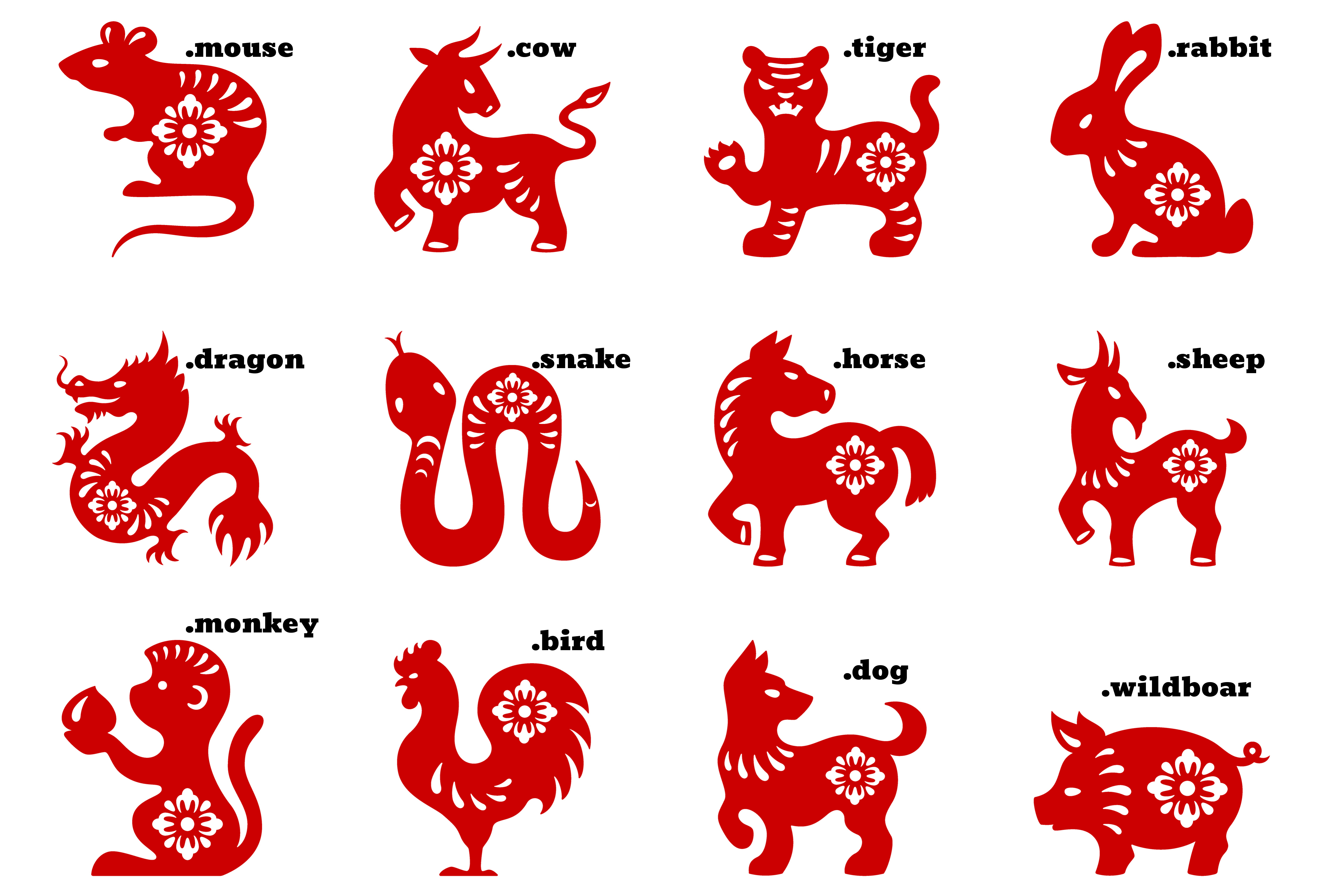 картинки животных символами