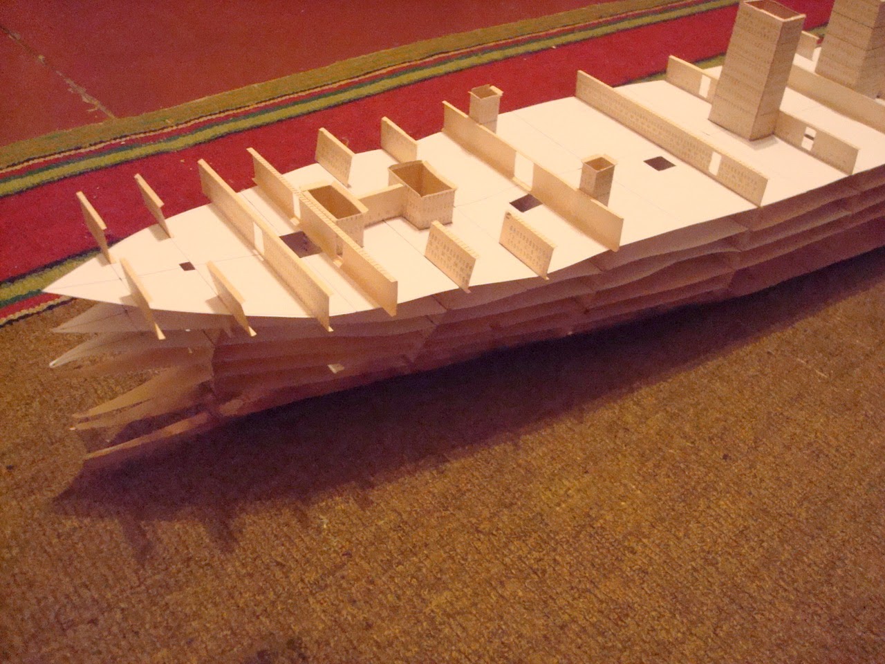 Модели кораблей из картона