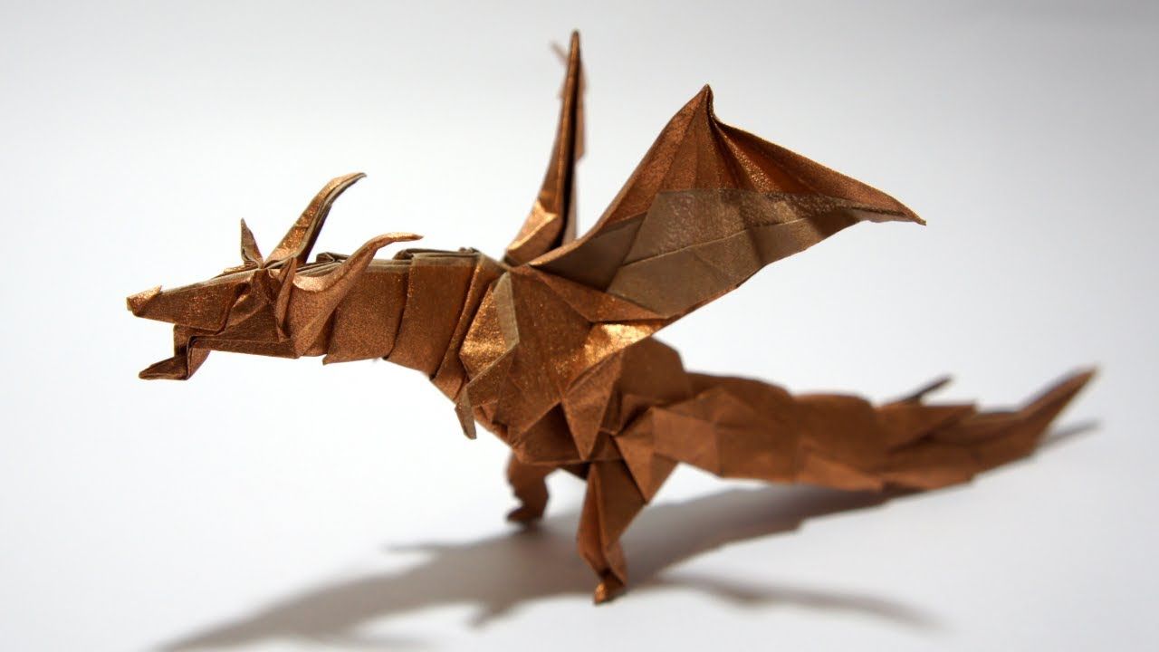 Трицератопс Джо Накашима оригами