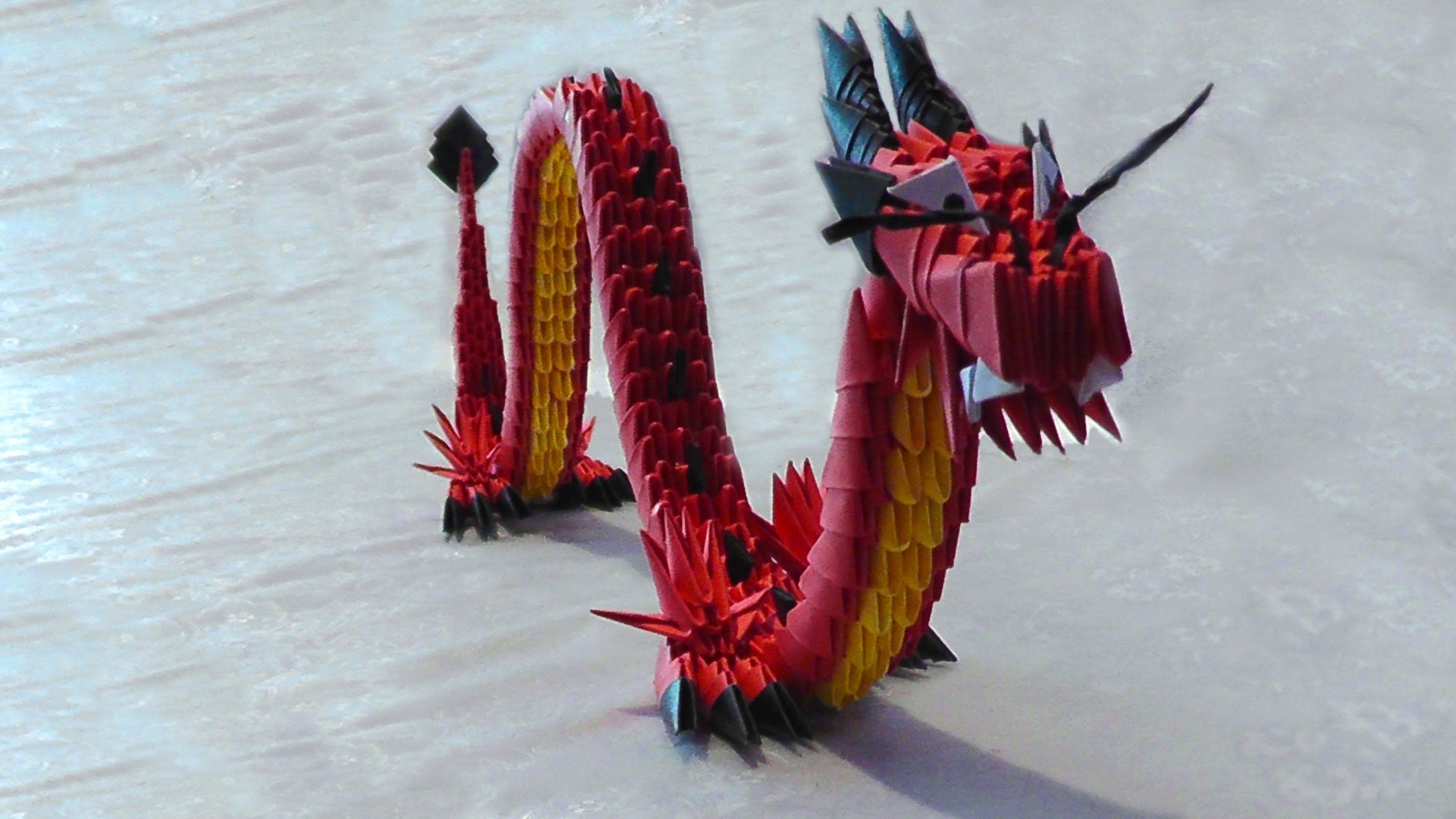 Китайский дракон из модулей