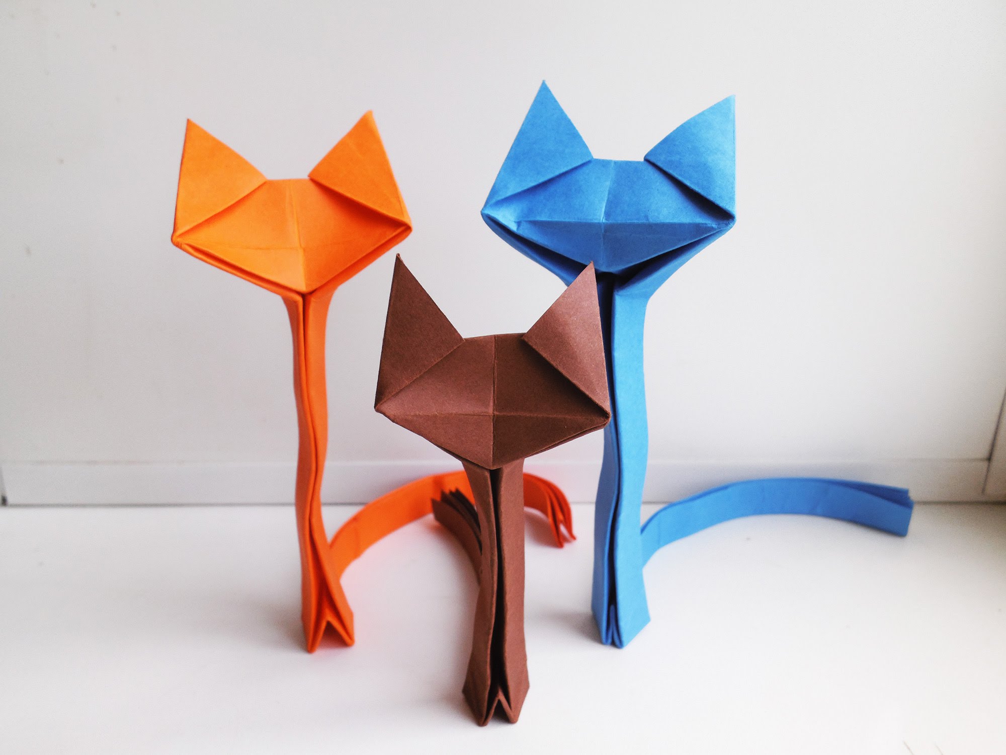 Модульное оригами. 3D фигурки из бумаги