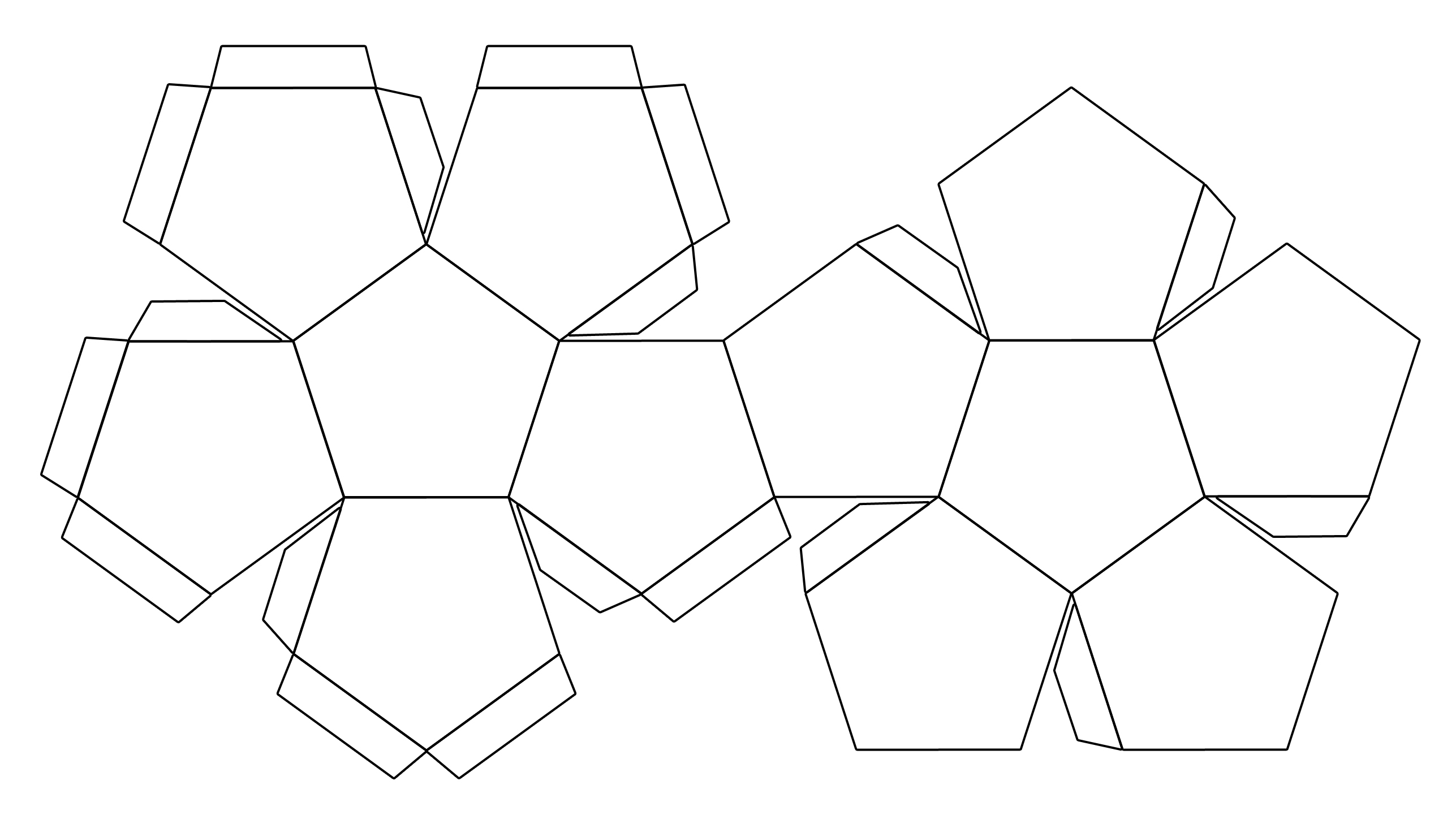 Dodecahedron Template Printable Free