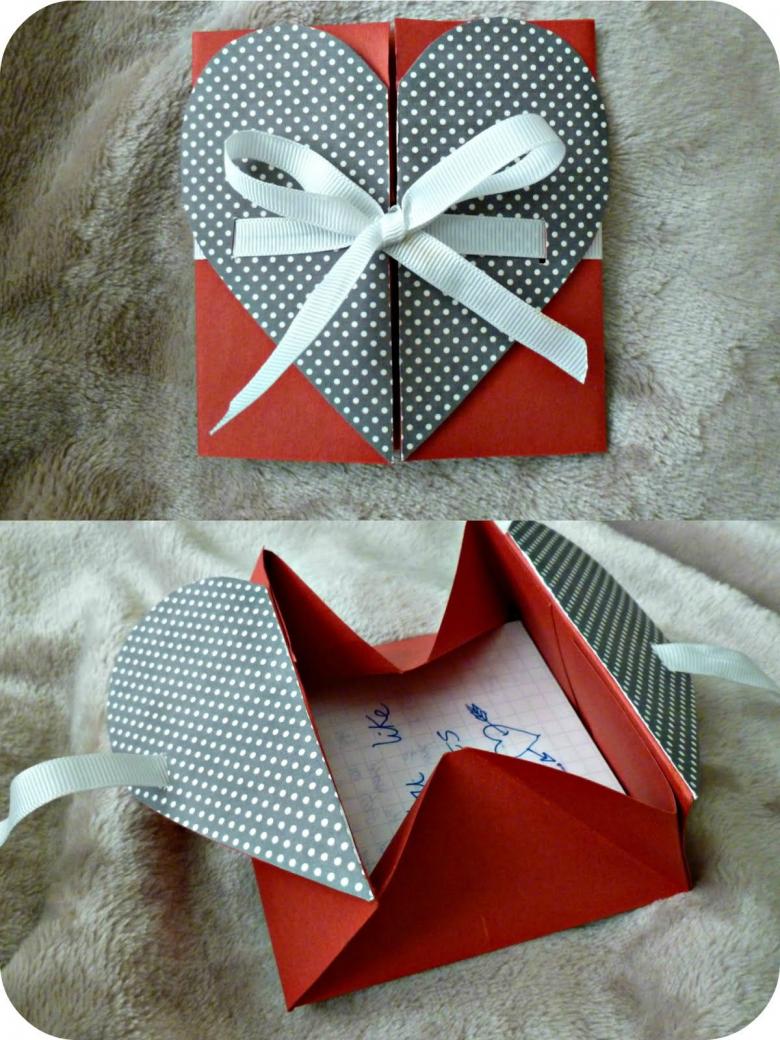 Простой конверт оригами
