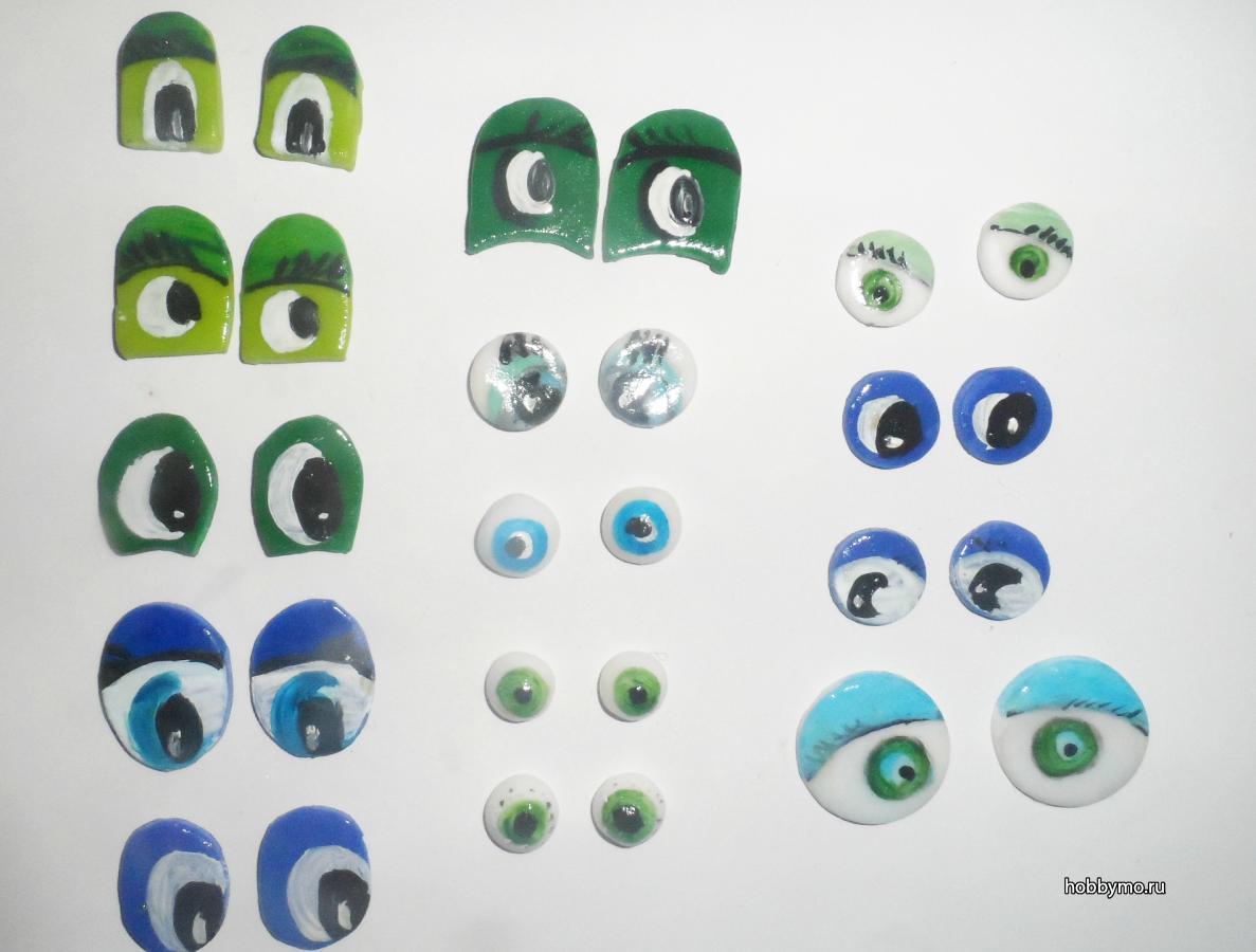 Глаза для игрушек Brunnen Heyda, самоклеящиеся, 10 мм,10 шт, блистер 10 штук
