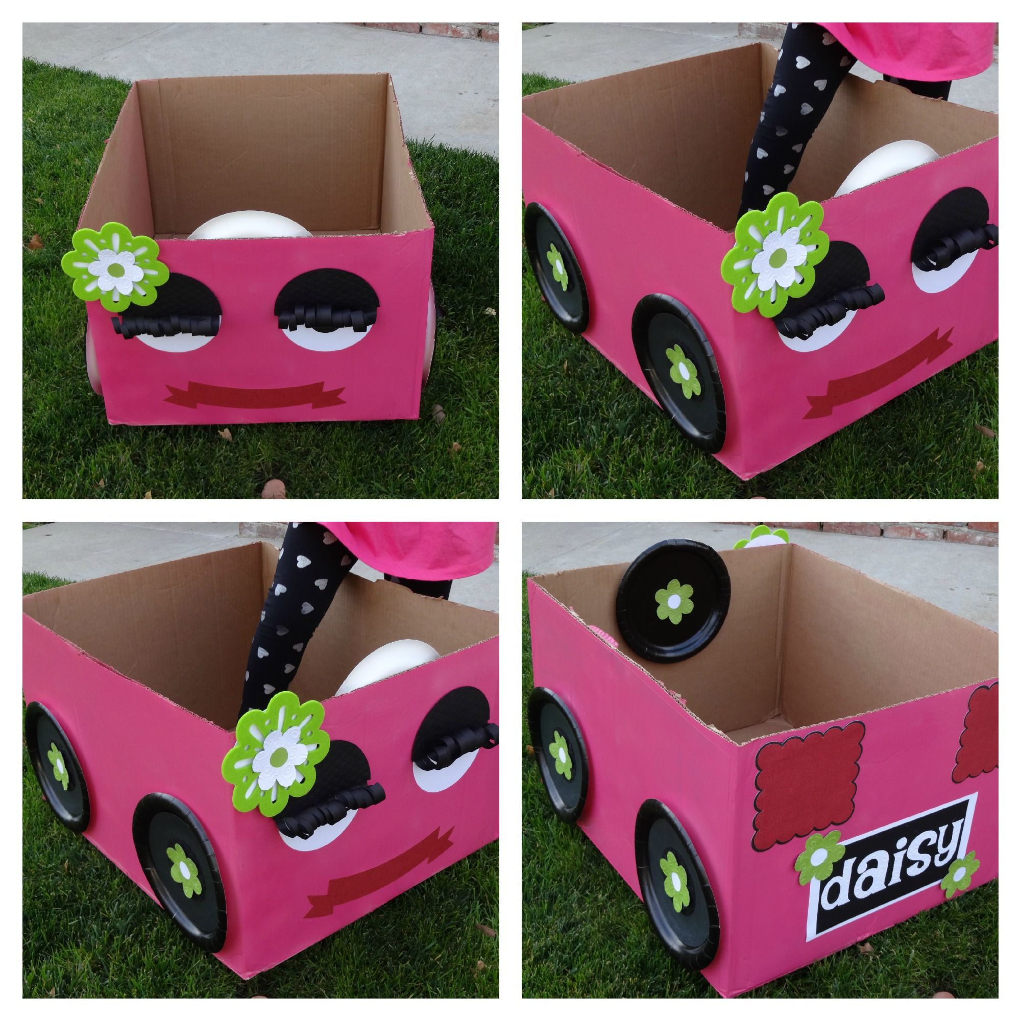 Машина из коробки для детей