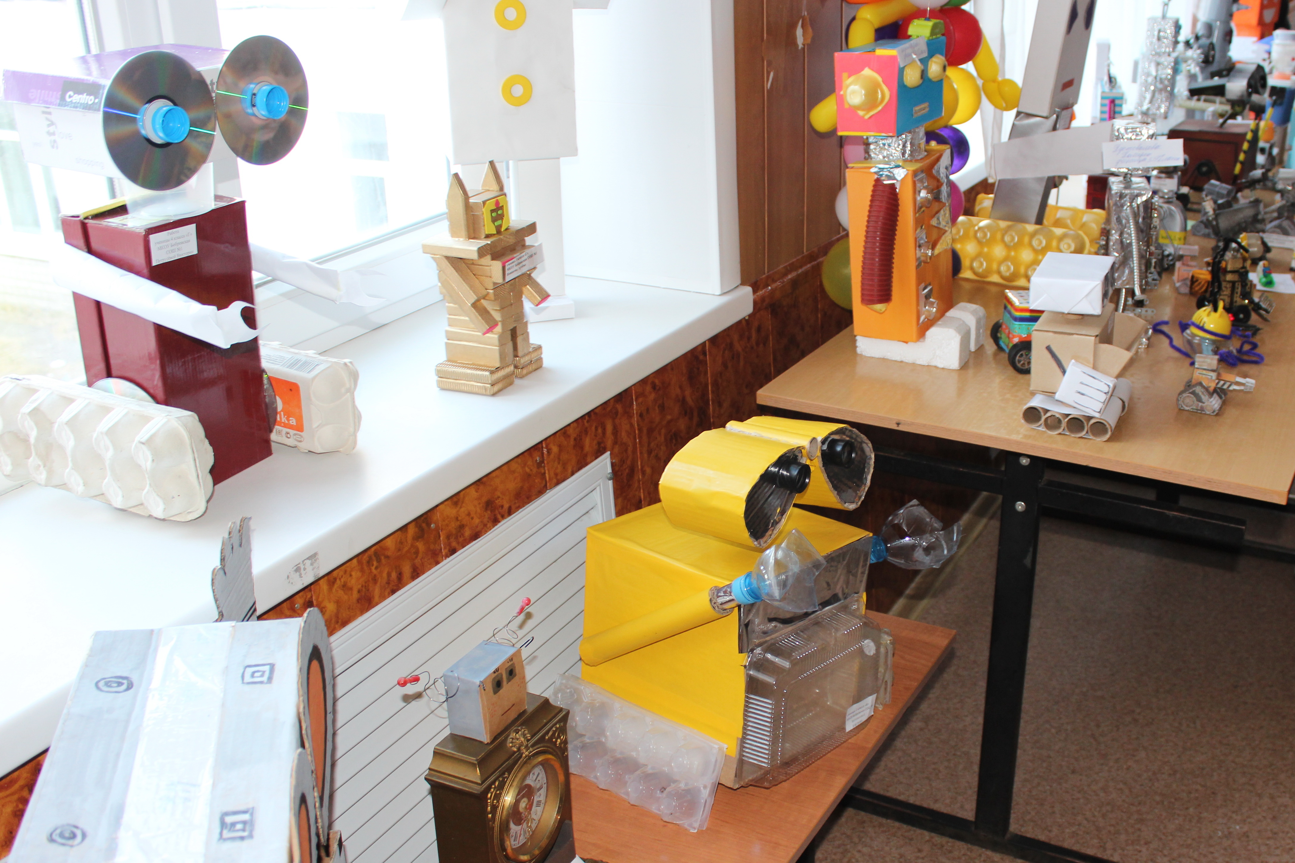 Выставка роботов в детском саду