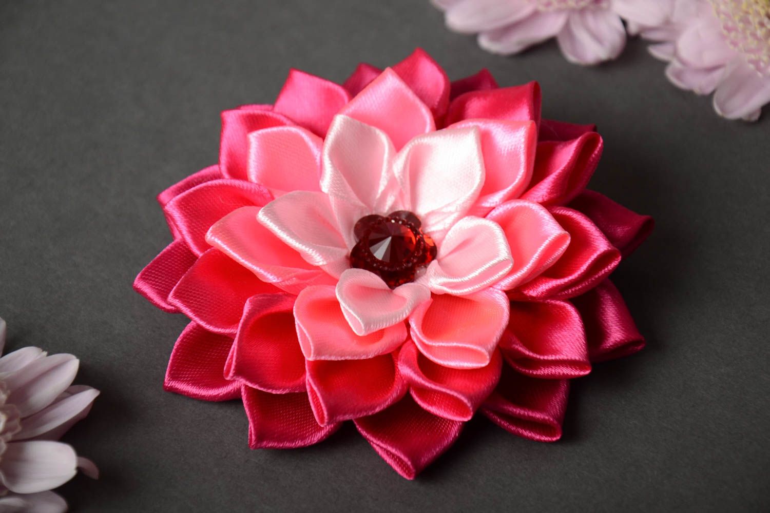 How to Make a Rose Flower-Easy Ribbon Flower Making-Amazing Ribbon Flowers