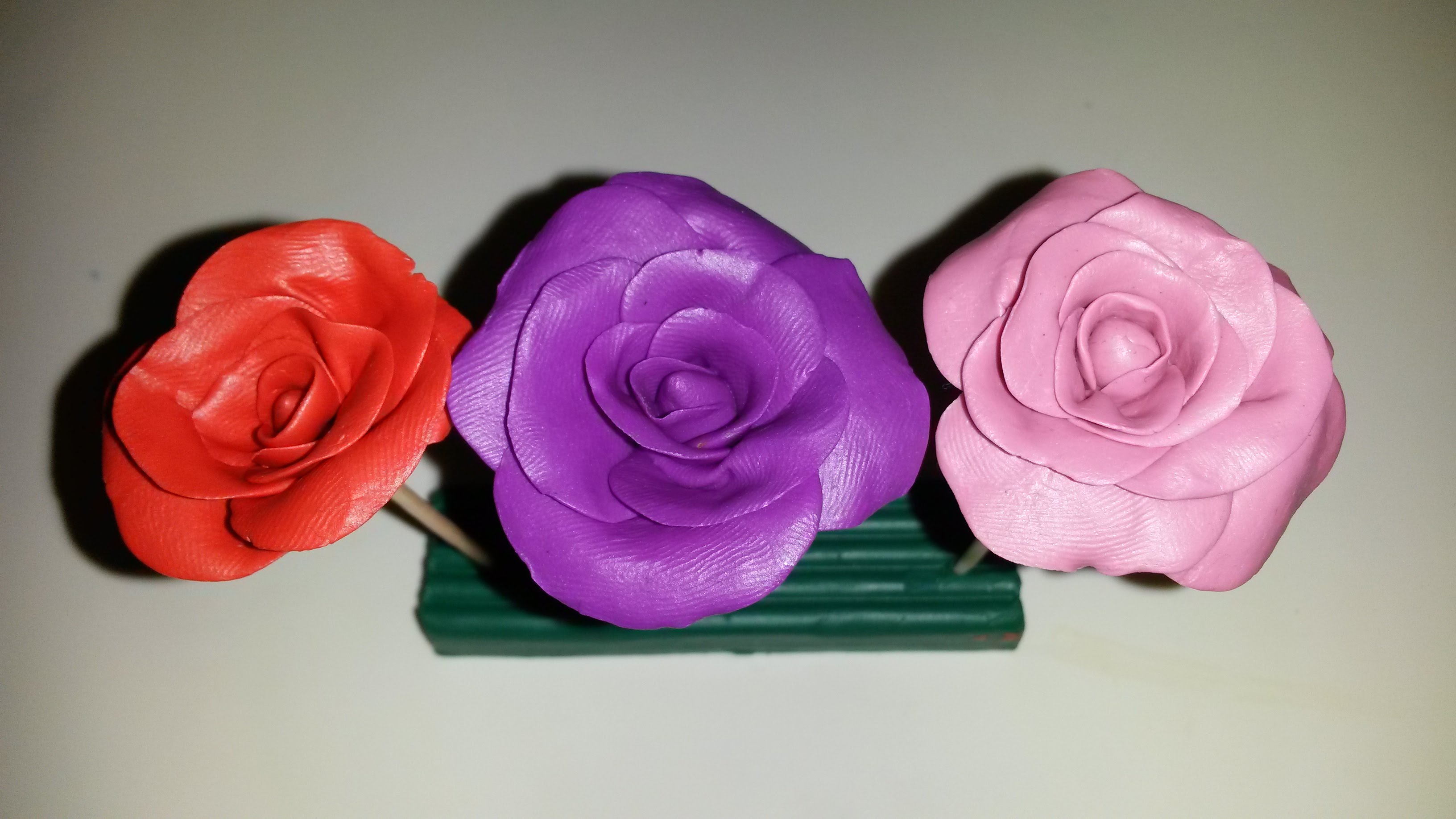 Поделки из пластилина розы (57 фото) - фото - картинки и рисунки: скачатьбесплатно