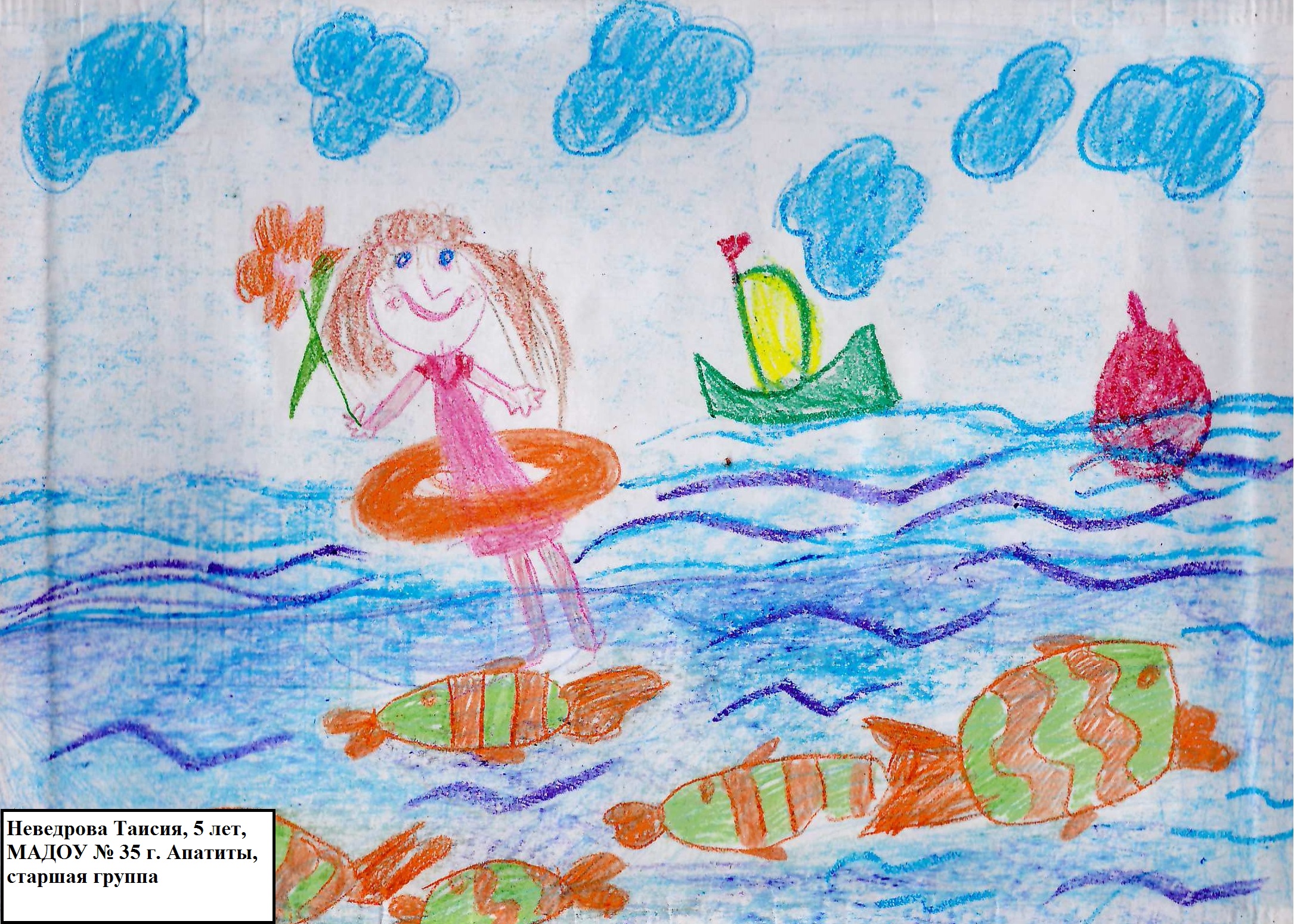 Вода рисунок для детей