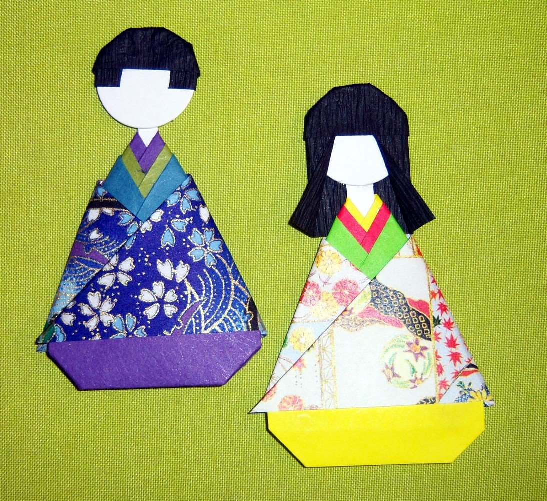 Оригами куклы поделки для детей
