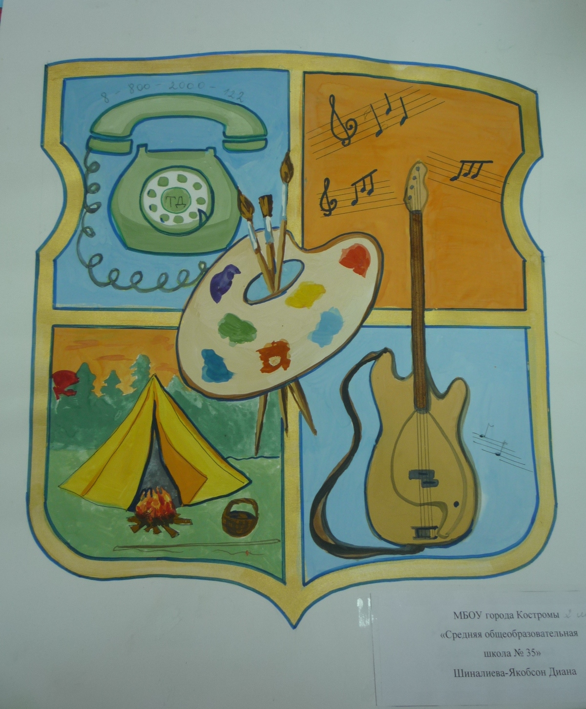 Герб класса рисунки детей