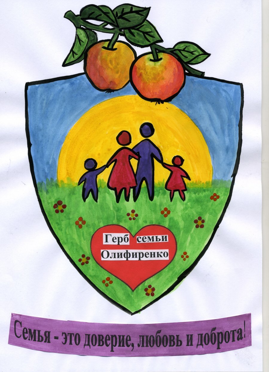 Герб нашей семьи для детского сада поделка (55 фото) .