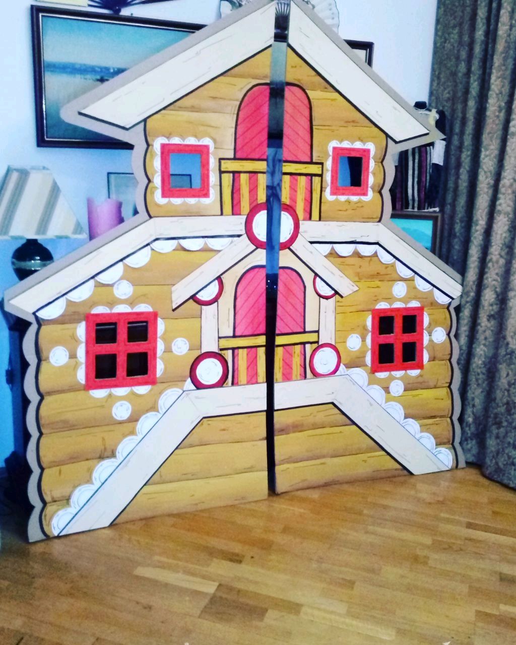 Декорация домик для детского сада