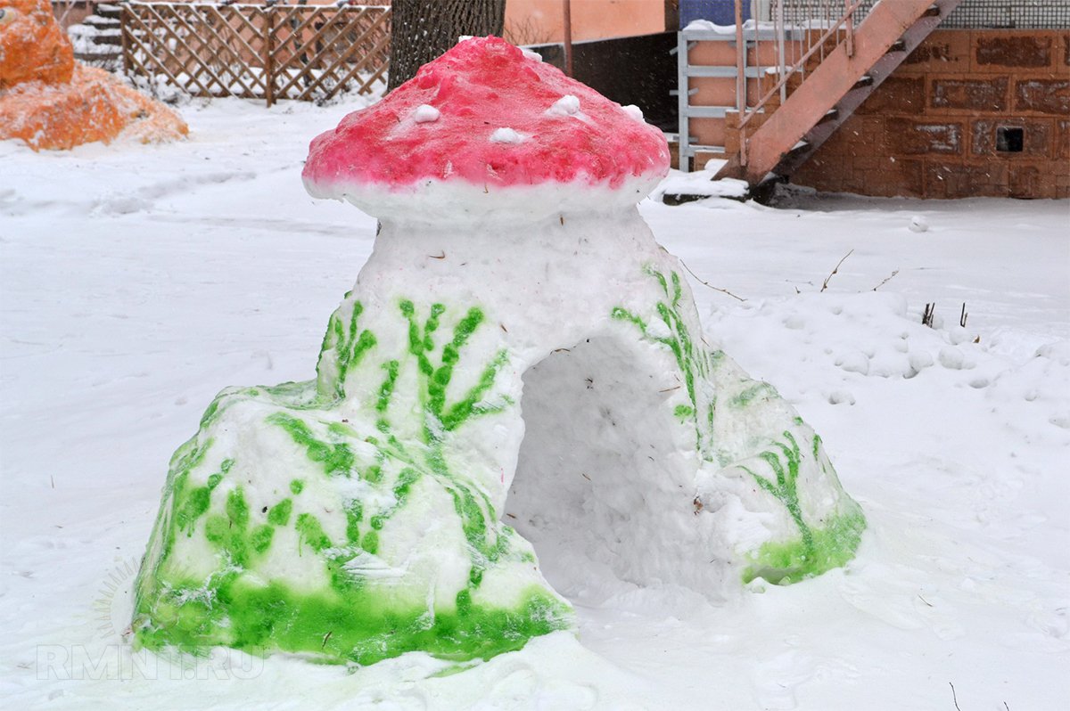 План-проект: «Снежные постройки на участке в детском саду»