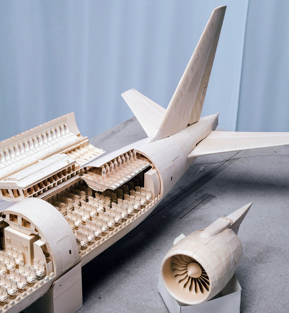 Бумажное моделирование Боинг 777