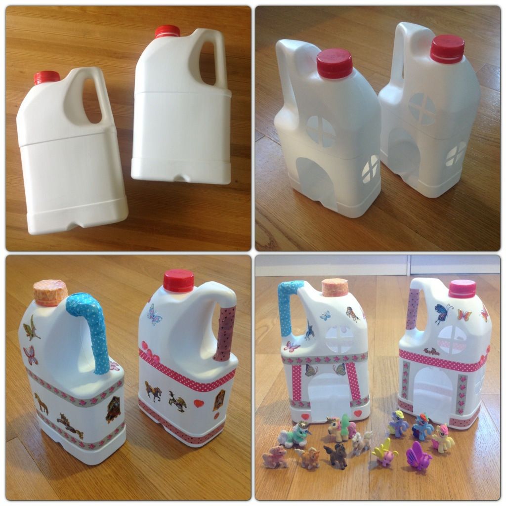 Молочные бутылки