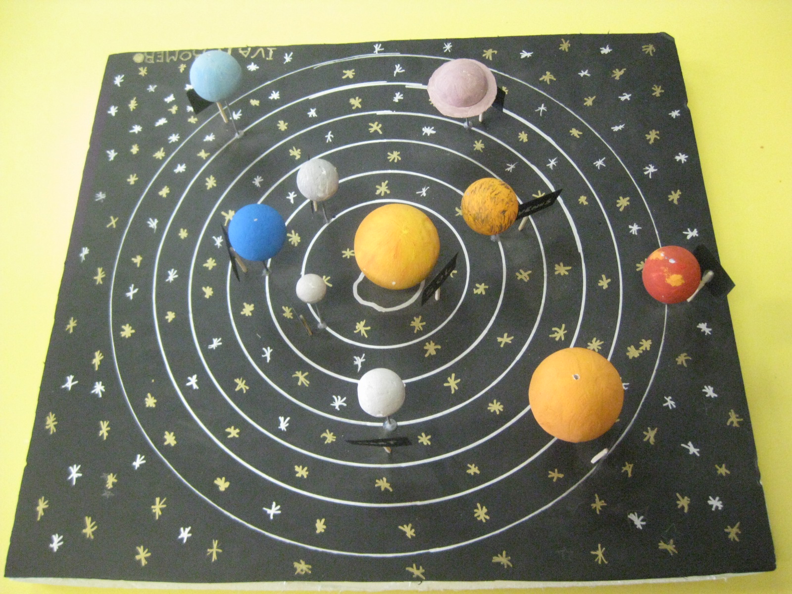 El sistema solar manualidades