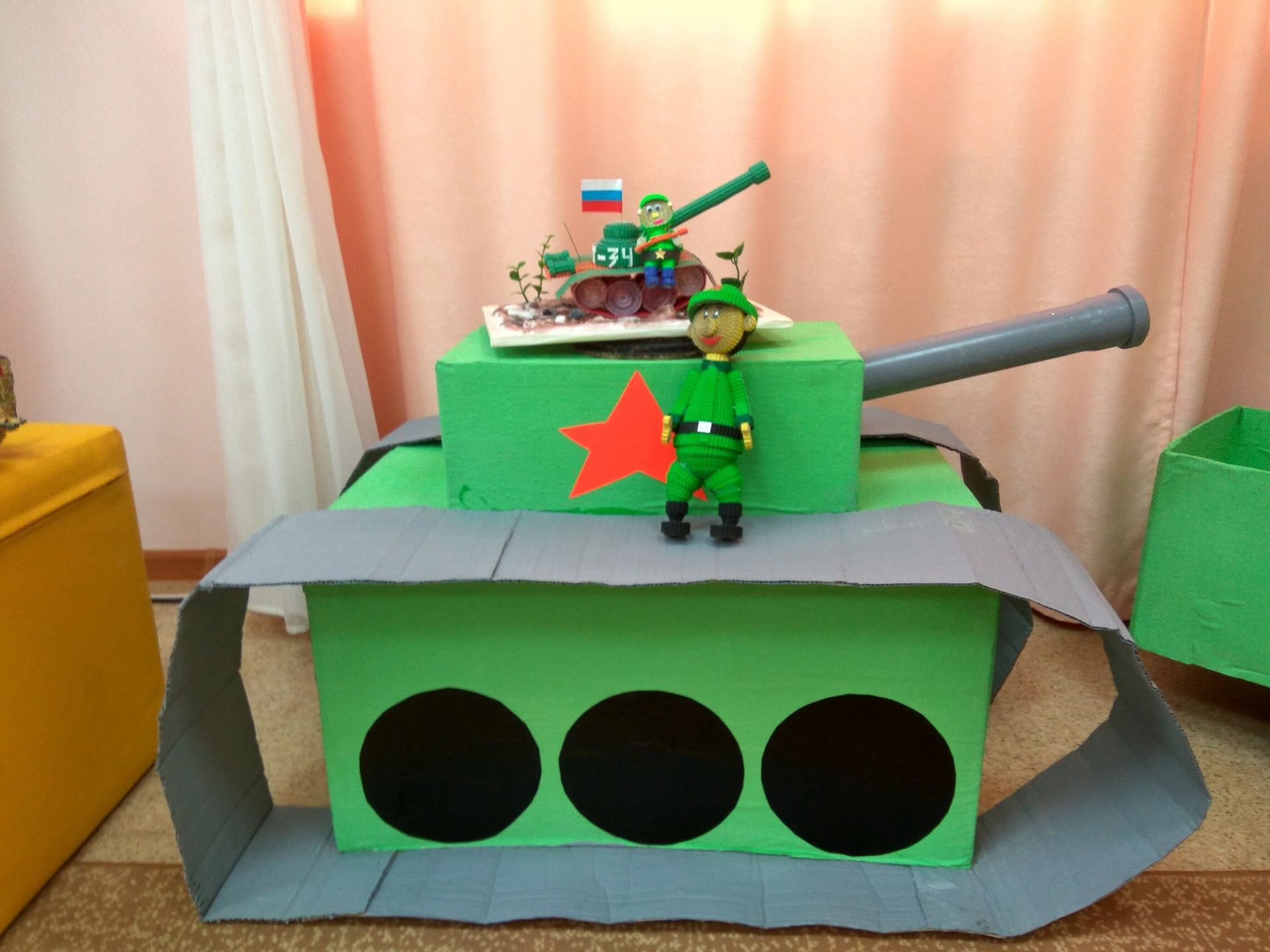 Макет Военная техника в детский сад