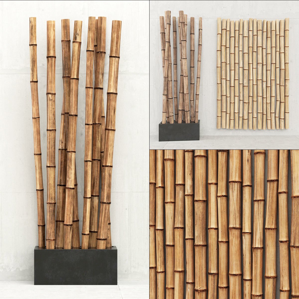 Декор из бамбуковых палок