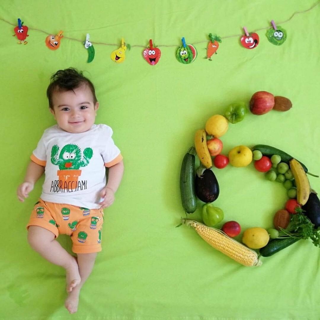 1 месяц ребенку фото с цифрой