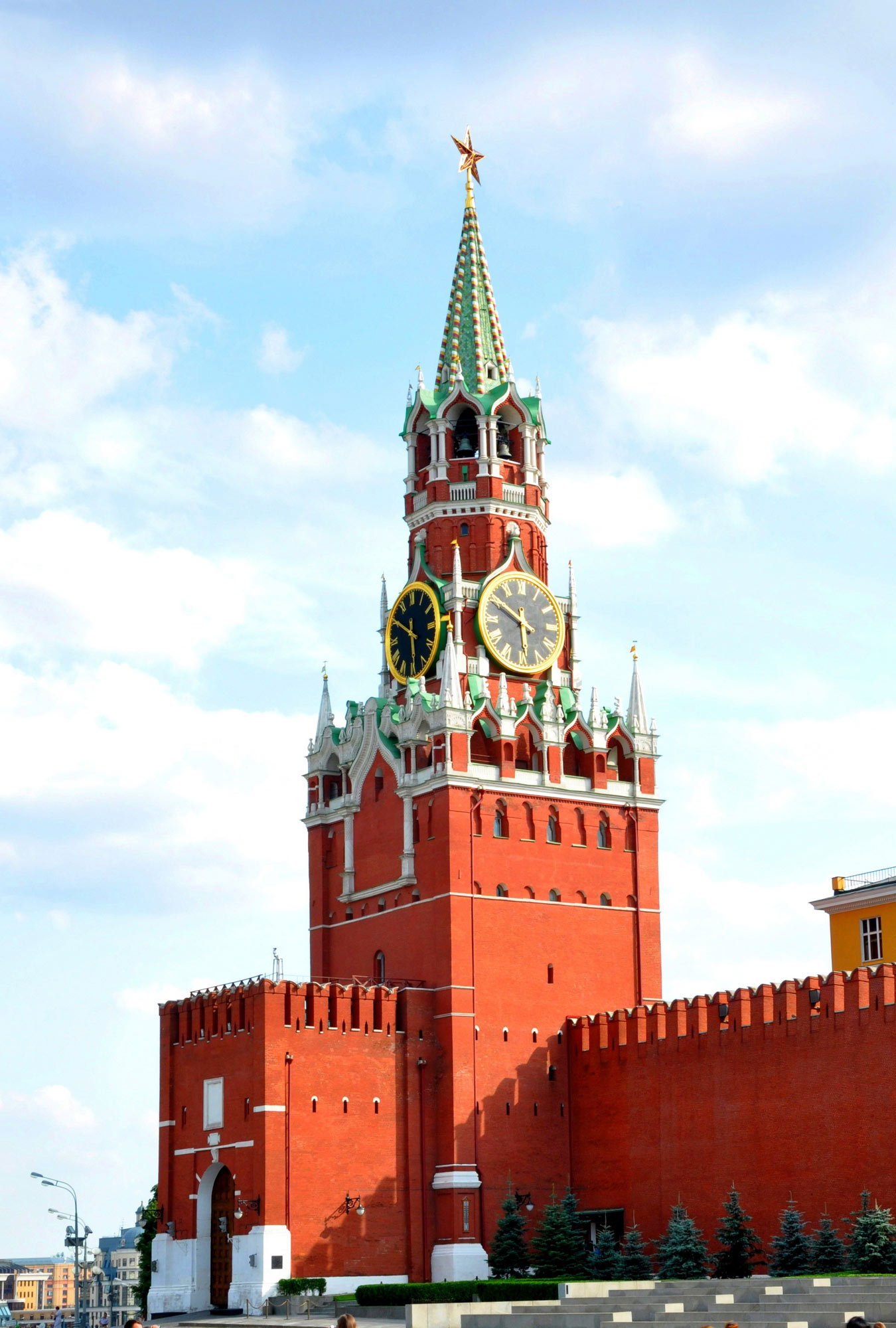 Спасская башня Московский Кремль 1624
