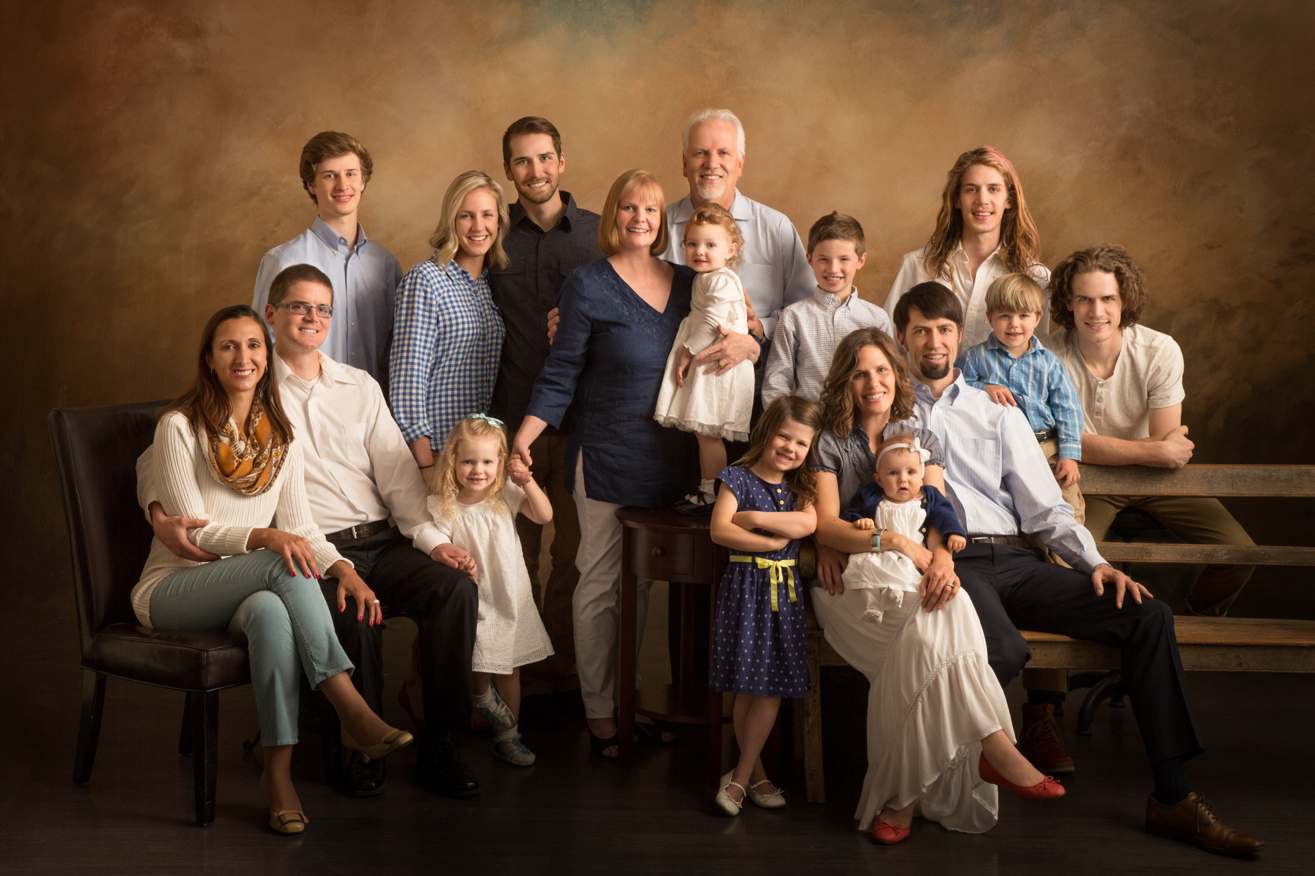Портрет большой семьи