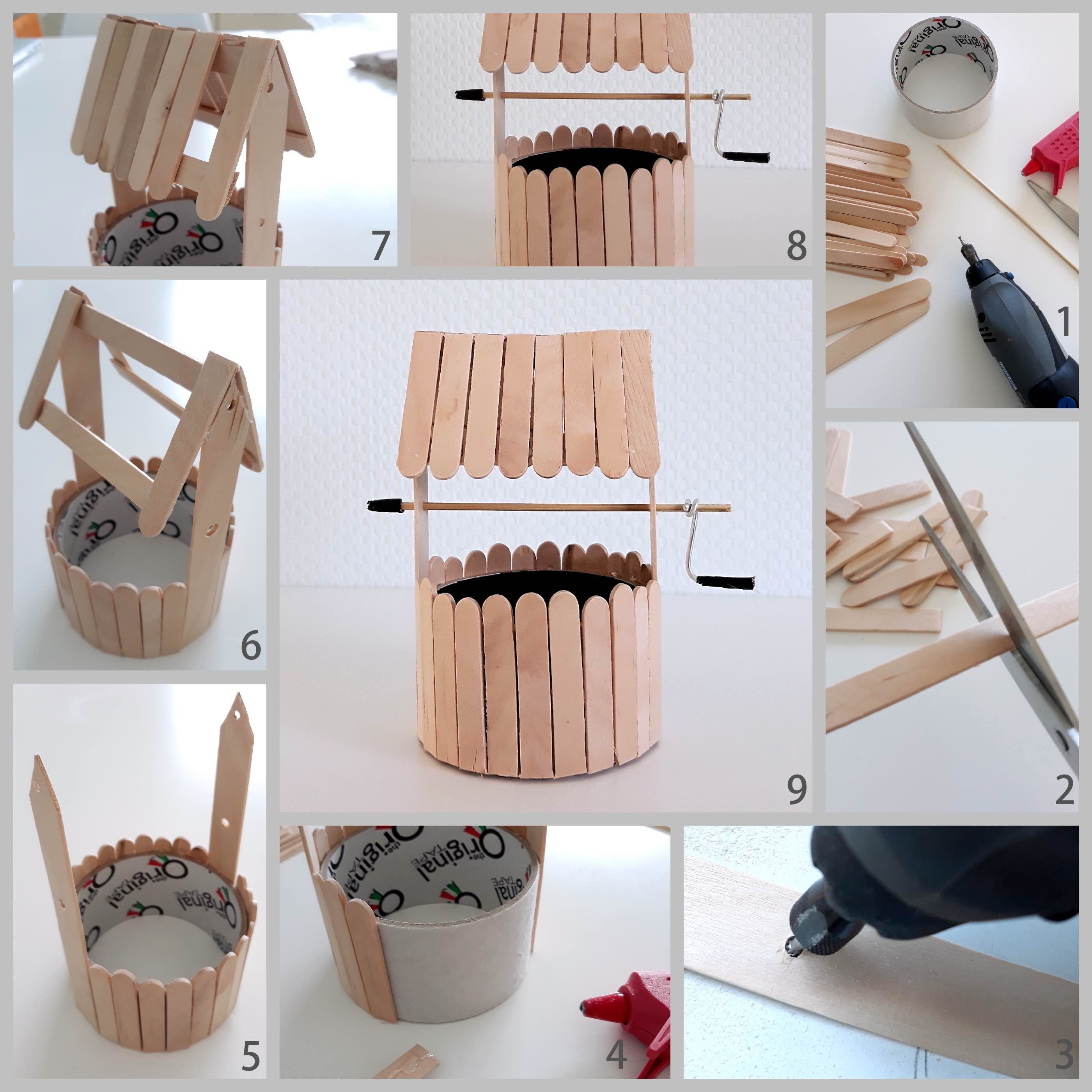 5 идей поделок из деревянных палочек от мороженого