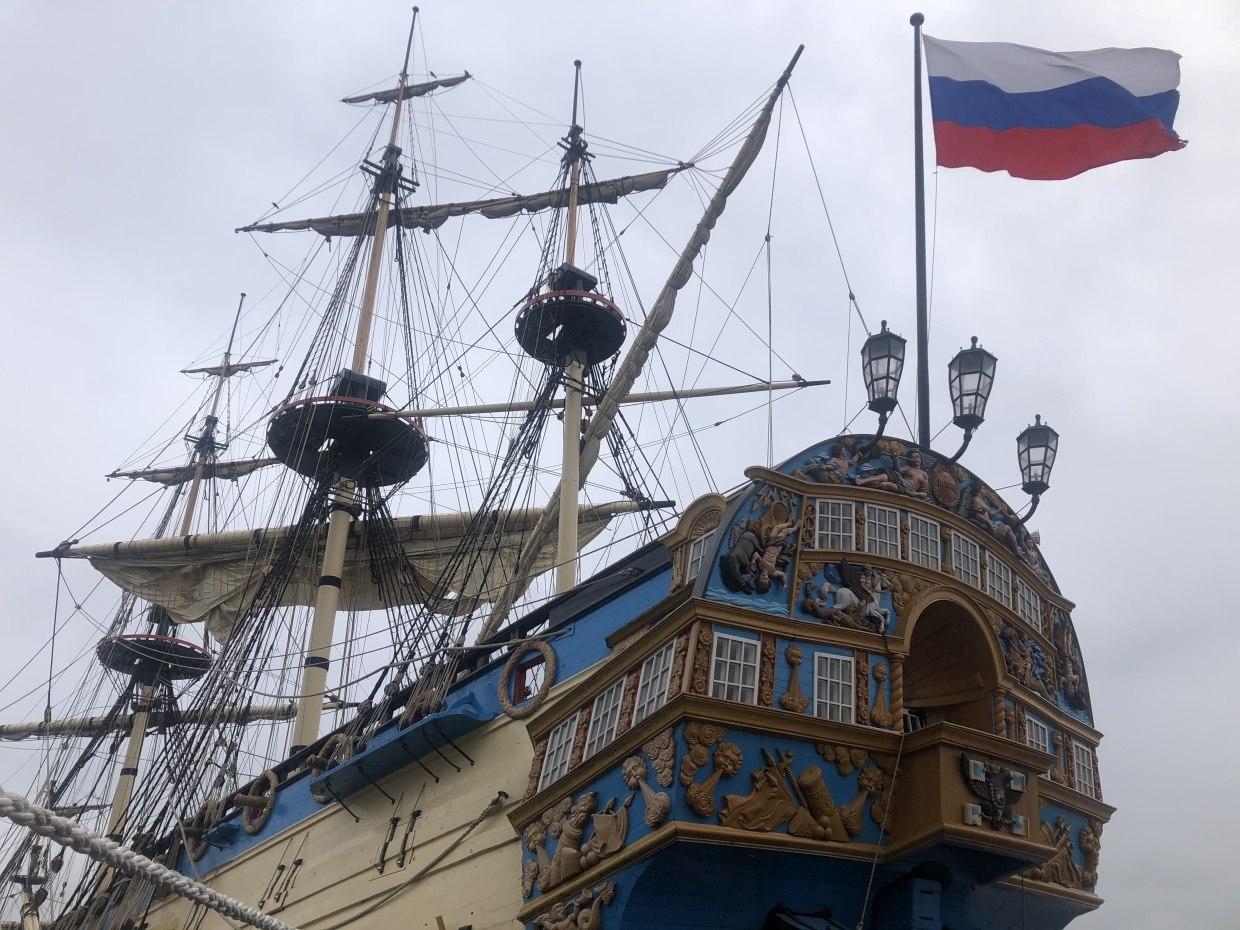 Корабль Полтава Петра 1 1712