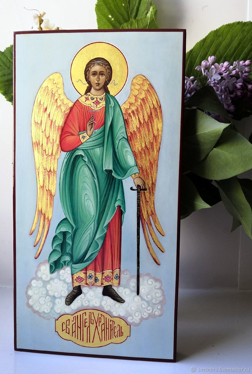 Икона Святой ангел хранитель ростовой