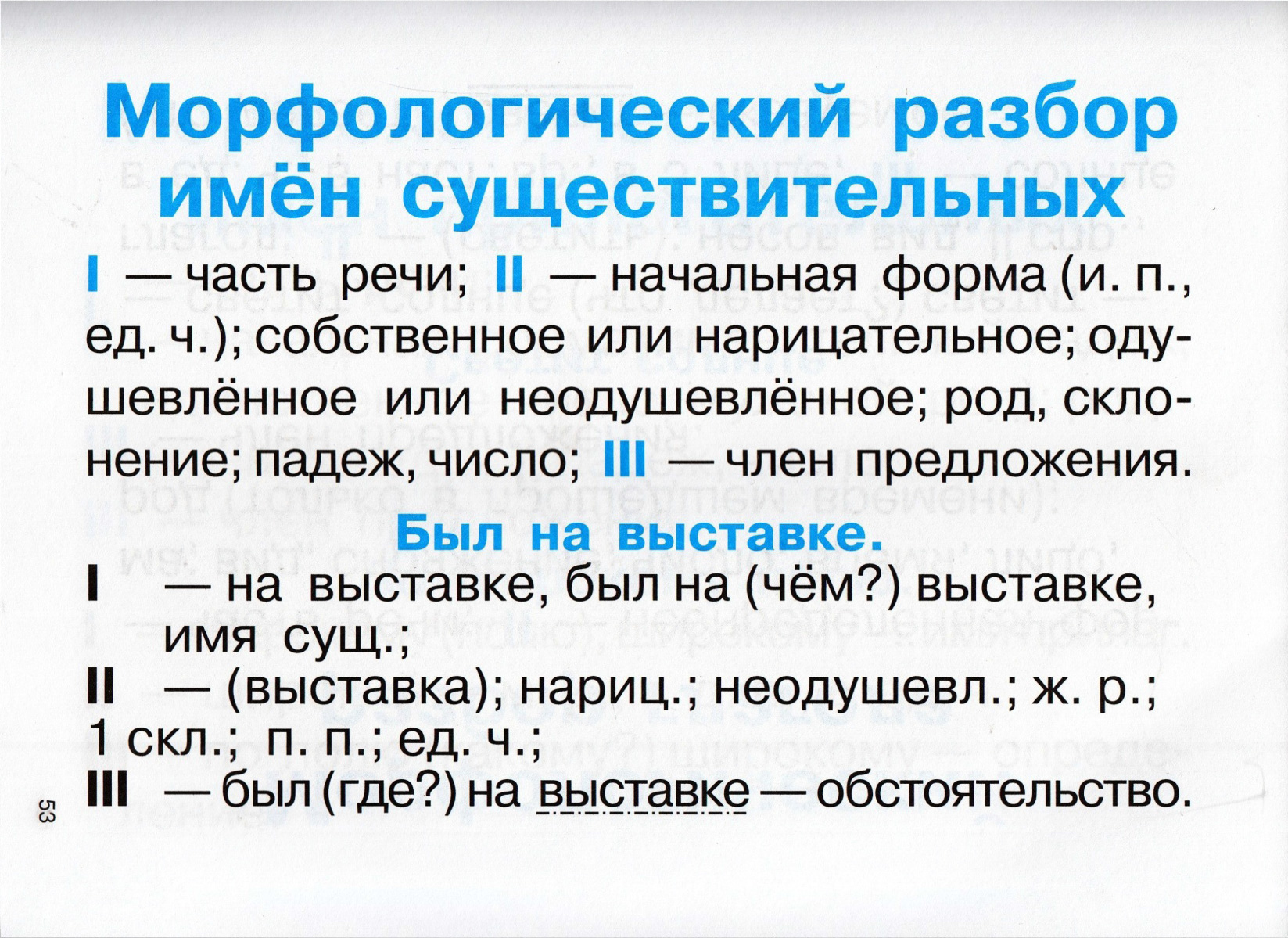 Русский язык морфологический разбор