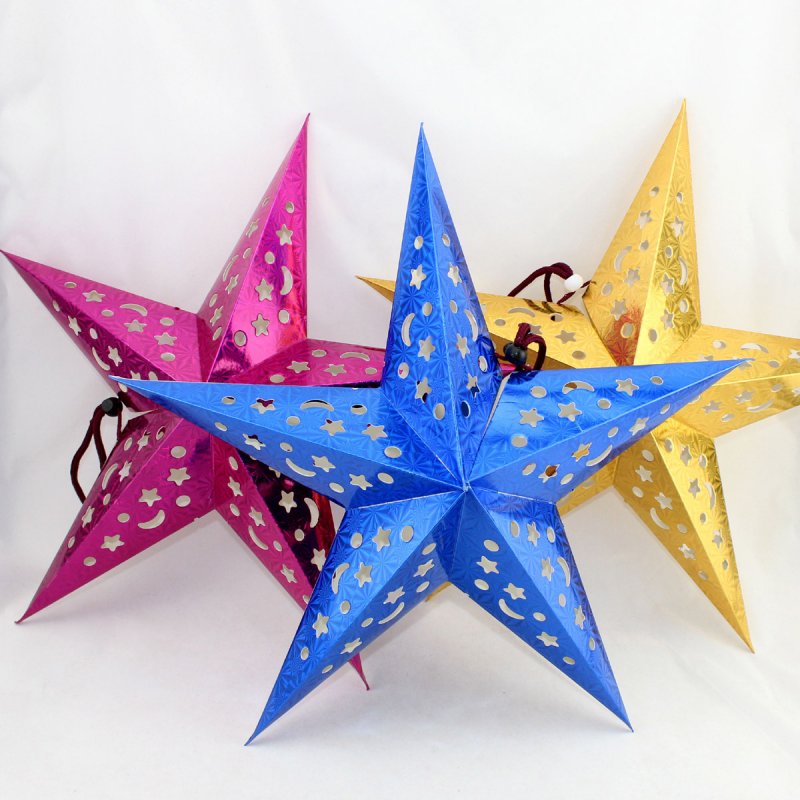 Оригами звезда из бумаги