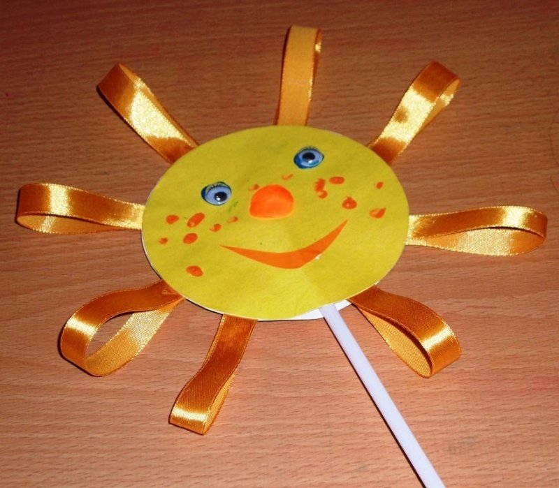 Солнышко поделка в детский сад к Масленице