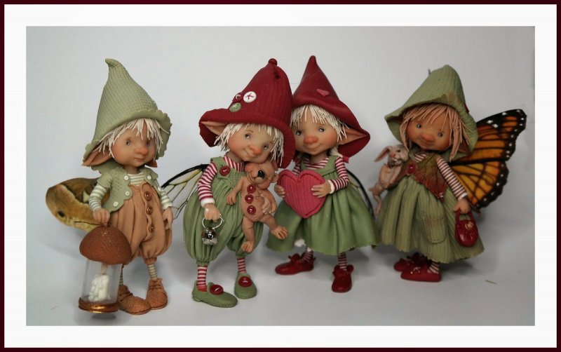 Мини-куклы от Diana Guelinckx de Becker