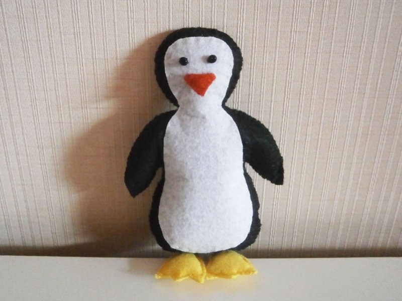 Пингвин из фетра своими руками