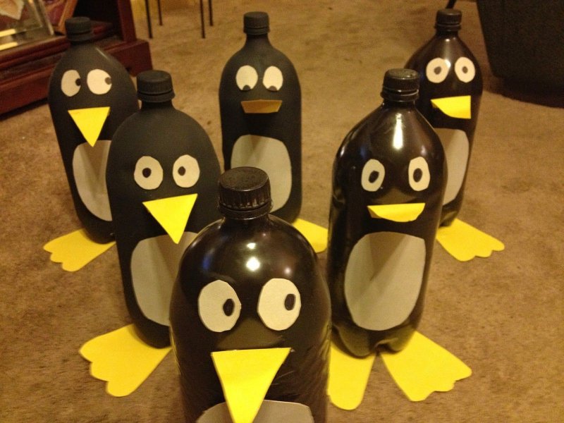 Пингвин из бутылки