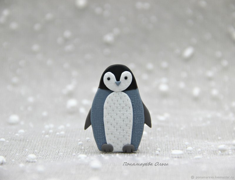 Текстильные пингвины
