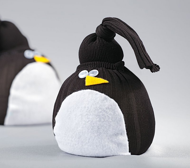 Оригинальные поделки пингвины