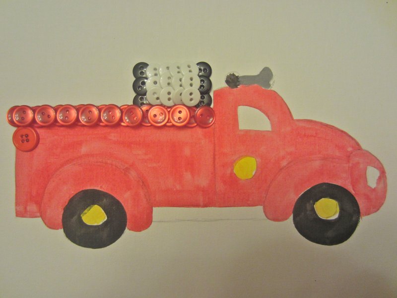 Пожарная машина поделка для детей