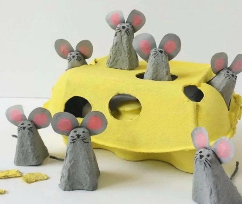 Поделка мышка