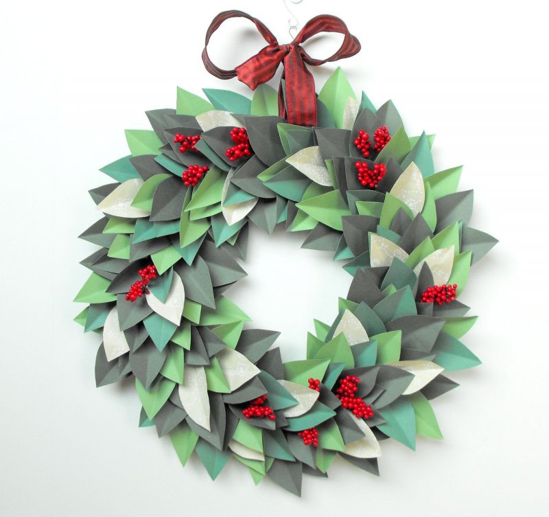 Рождественская звезда в технике оригами