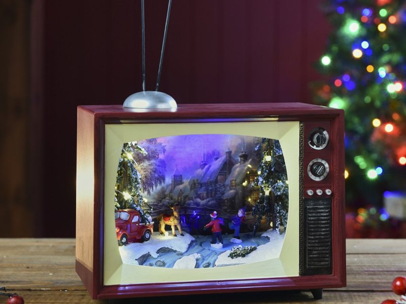 Рождество телевизор