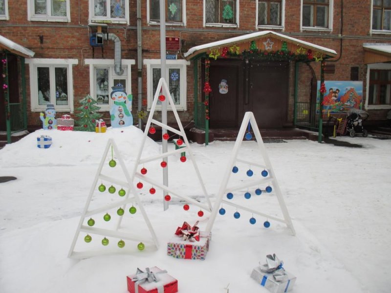 Уличные украшения для детского сада