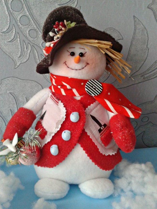 Кукла Снеговик
