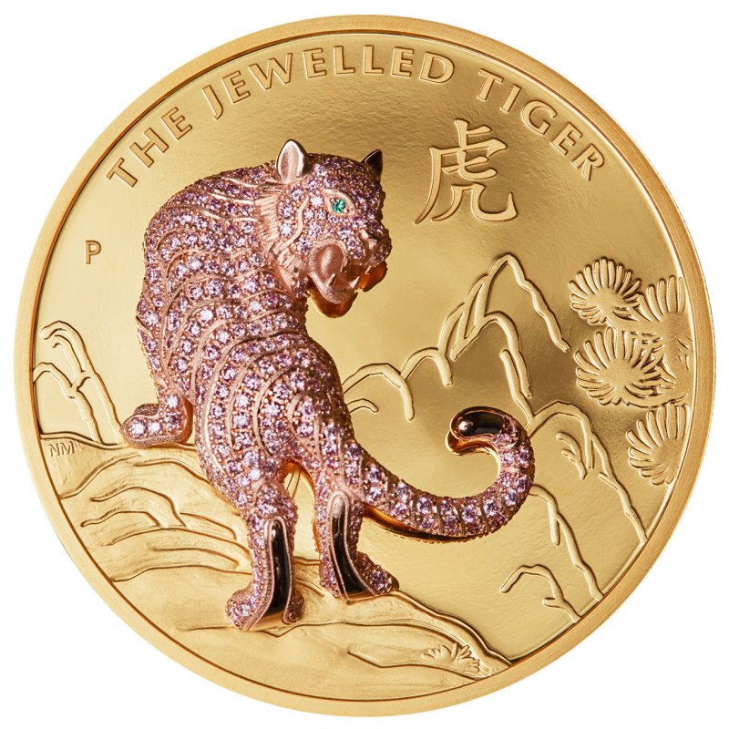 Монета тигр 2022