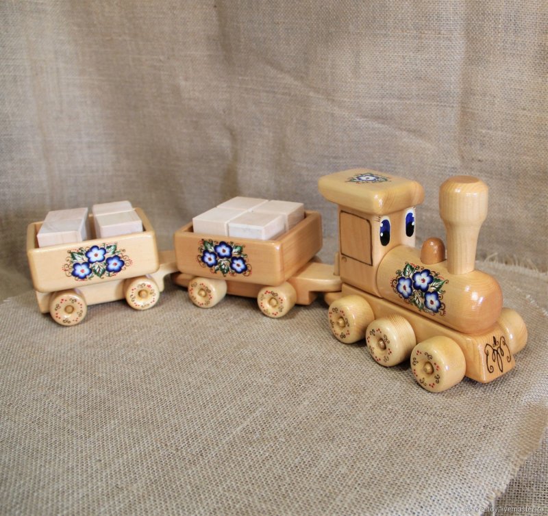 Gerardo’s Toys деревянный паровоз