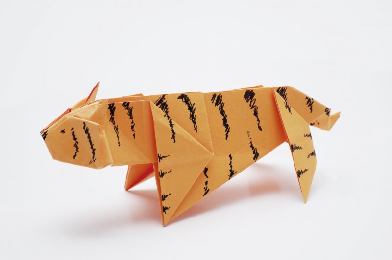 Оригами Тигренок