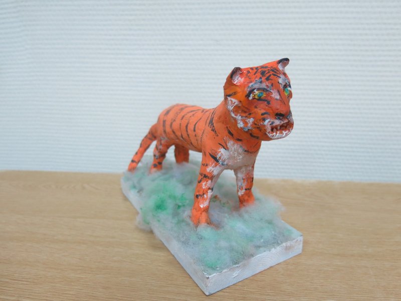 Поделка тигр Зубастик