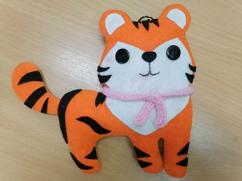 Тигр поделка для детей