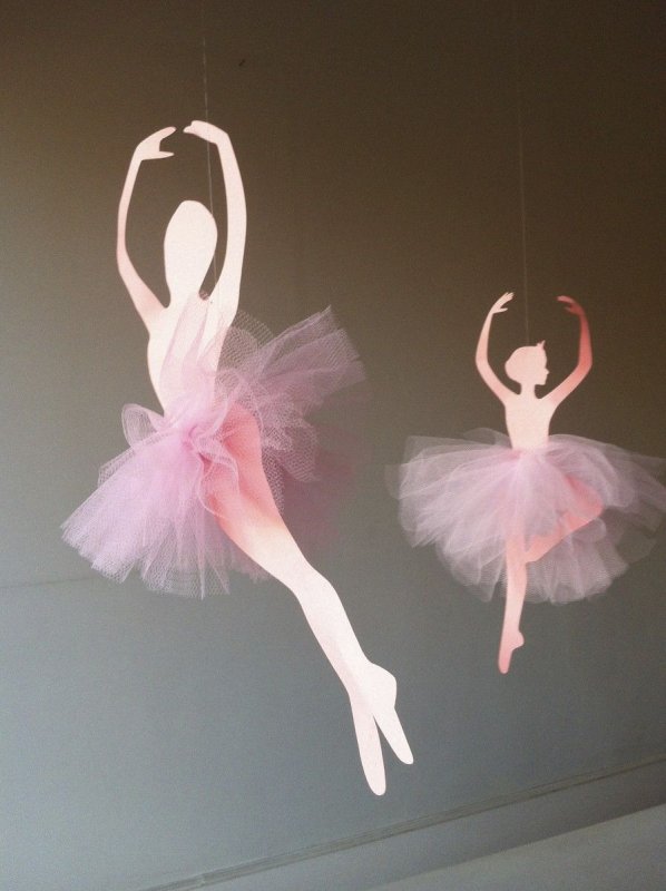 Бумажные фигурки балерин