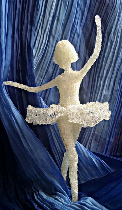 Балерина из салфеток